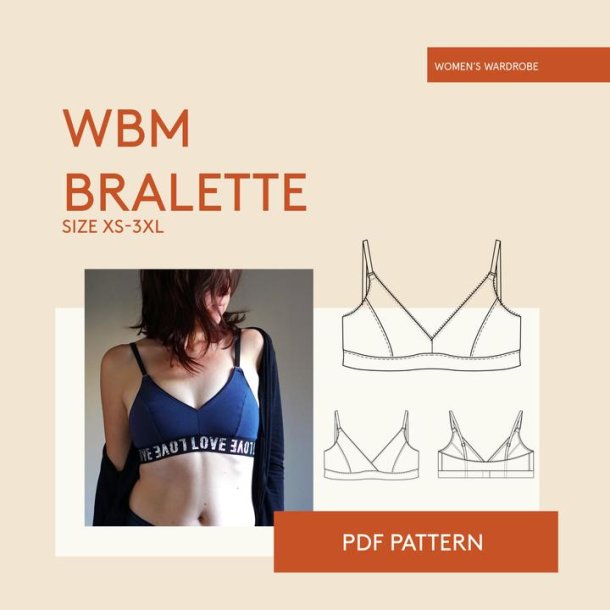 Bralette BH str. XS-XXXL - Wardrobe by me