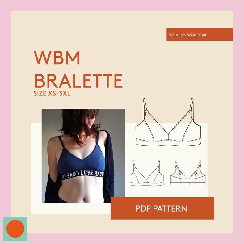 Bralette BH str. XS-XXXL - Wardrobe by me