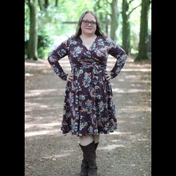 Wanda Wrap Dress str. 30-54 - Wardrobe by me