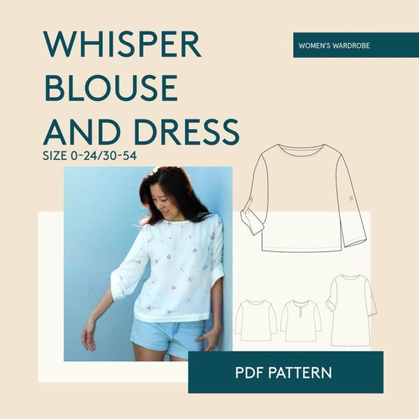 Whisper Blouse bluse Str. 30-54 (xs- xxl) - Wardrobe by me