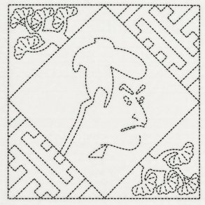 Sashiko Stof // UKIYO MAND hvid