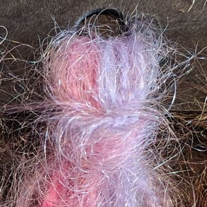 Fantastisk Mohair 104 // Lyser�d lilla gul