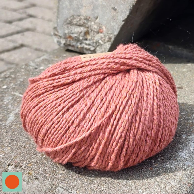 Nr. 11 Brandt Orange // Bomuld &amp; Silke