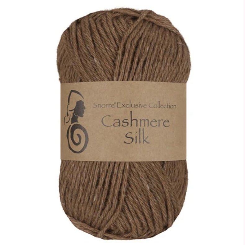 Cashmere Silke // Chokolade Brun 609