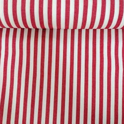Denim // 1cm Stribet R�d Hvis