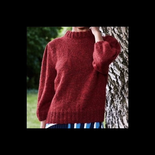 Luna Strikke Opskrift Bluse Med Pufrme