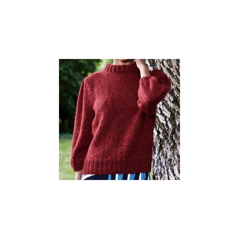 Luna Strikke Opskrift Bluse Med Pufrme