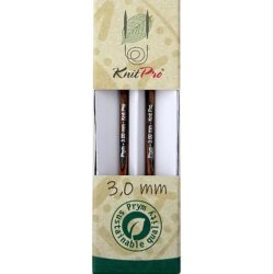 KORTE tr� udskiftelige rundpinde // KnitPro