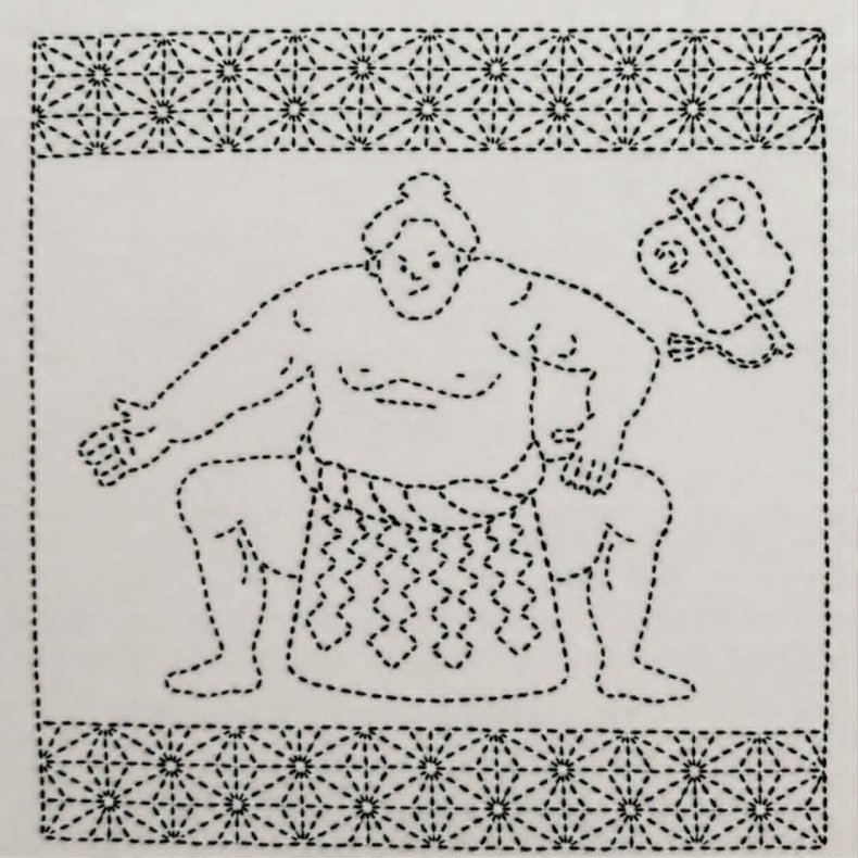 Sashiko Stof // SUMO hvid