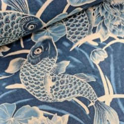 Japansk // Koi Karper st�vet bl�