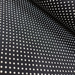 Bomuld l�rred // S&H Mini Polka prikker 