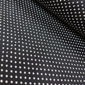 Bomuld l�rred // S&H Mini Polka prikker 