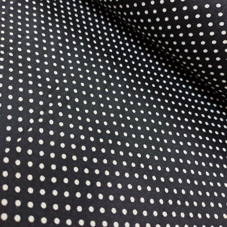 Bomuld l�rred // S&H Mini Polka prikker 