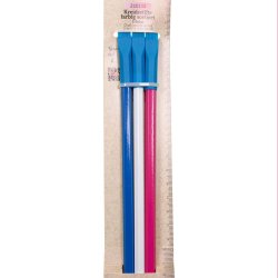 Skr�dder blyant // Hvid, bl� og r�d