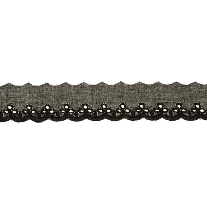 Faston Blonde B�nd // Sort 2,5cm