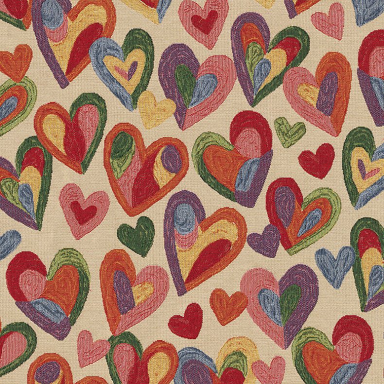 Gobelin // Multi Colour Hjerter