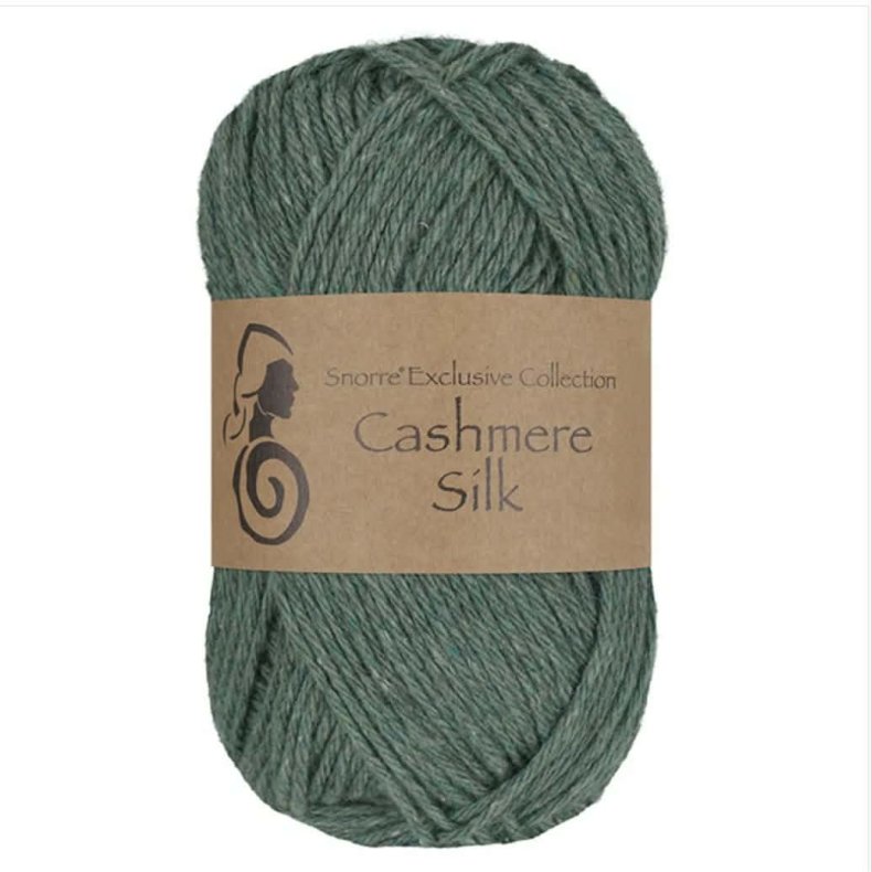 Cashmere Silke // Salvie Gr�n 635