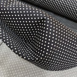 Bomuld l�rred // S&H Mini Polka prikker 