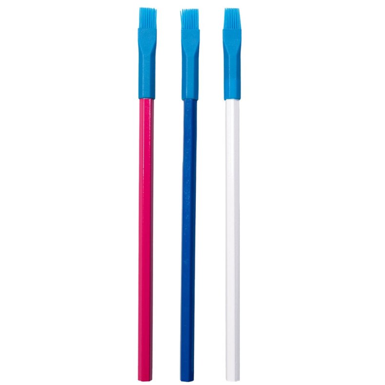 Skr�dder blyant // Hvid, bl� og r�d