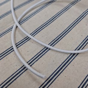 Rundelastik 3mm // Hvid