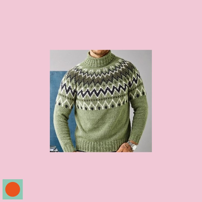 Opskrift // Luna Strikke Herre Sweater Med Mnster