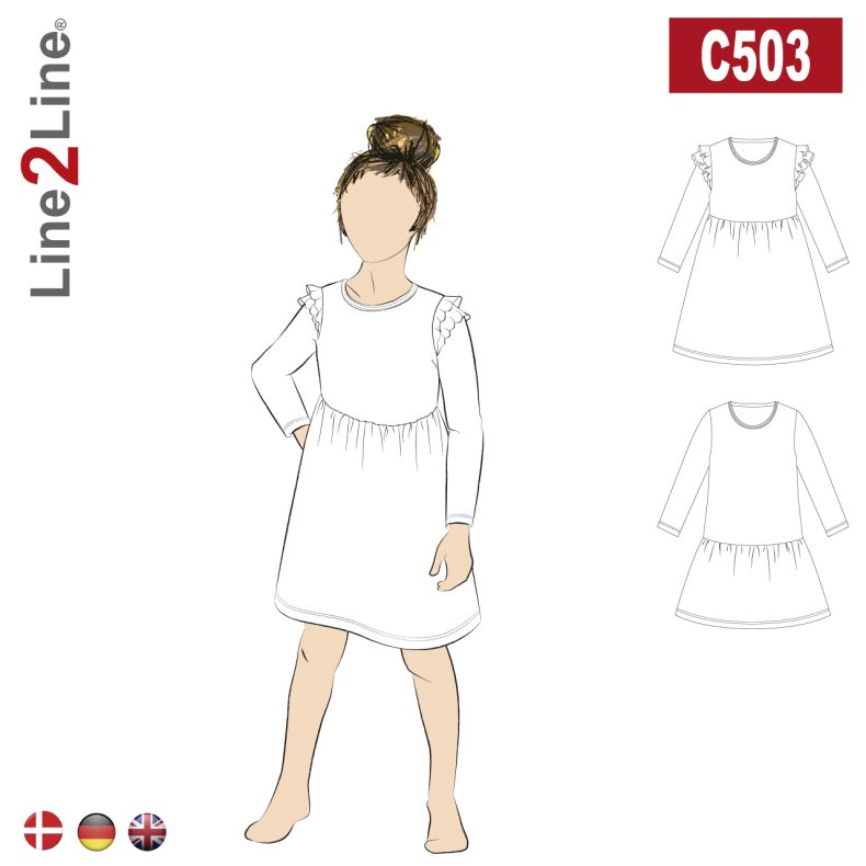 Line2Line C503 // RAGLAN KJOL M. FL�SER 2-14�r