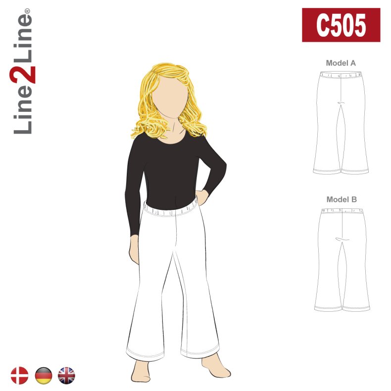 Line2Line C505 // TROMPET BUKSER M. ELASTIK 2-14�r