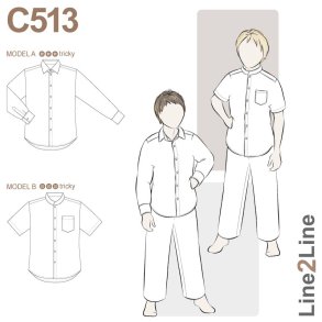 Line2Line C513 // SKJORTE 2-14�r
