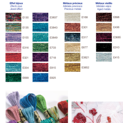DMC Broderi garn METALLIC / GLIMMER