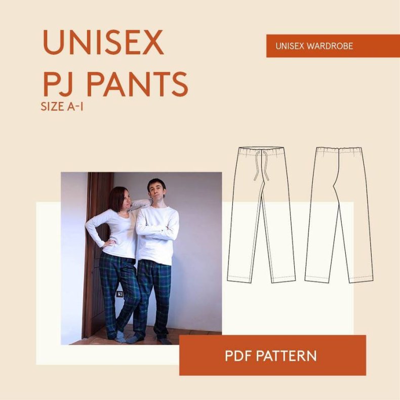 Pajama Pants unisex str. xs-xl - Wardrobe by me