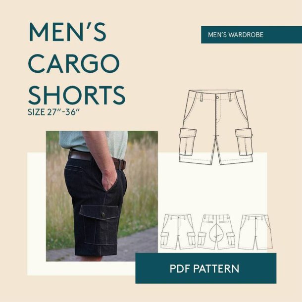 Cargo shorts mnd str. 27-36 - Wardrobe by me