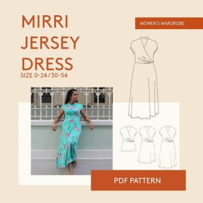 Mirri wrap dress str. 30-54 - Wardrobe by me