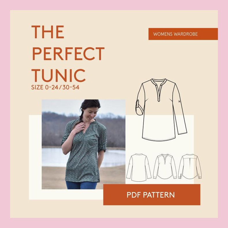 Perfect Tunic skjorte str. 30-54 - Wardrobe by me