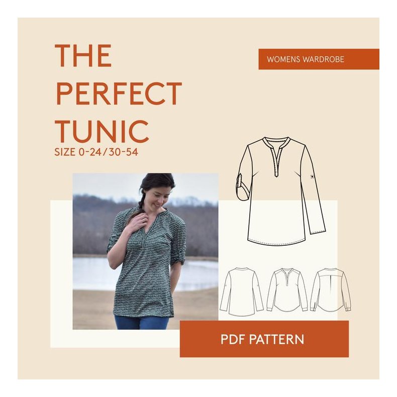 Perfect Tunic skjorte str. 30-54 - Wardrobe by me