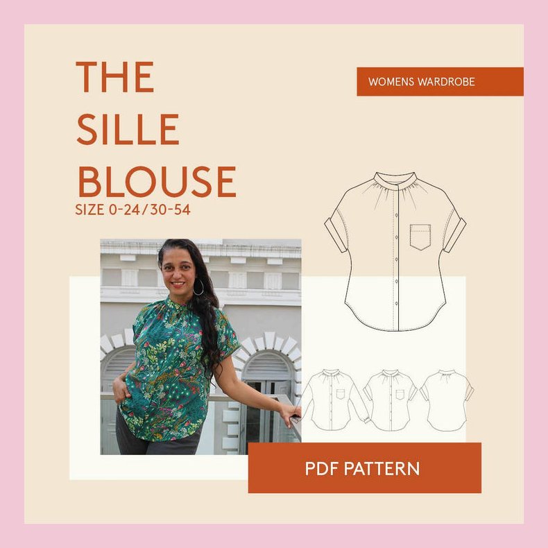 Sille Blouse top shirt str. 30-54 - Wardrobe by me