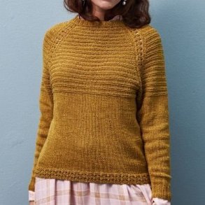 Opskrift // Luna Strikke  Raglan Sweater Med Riller