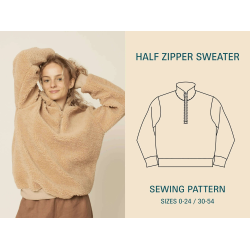 Wardrobe by me //  Zip up sweater 30 - 54