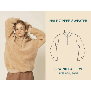 Wardrobe by me //  Zip up sweater 30 - 54