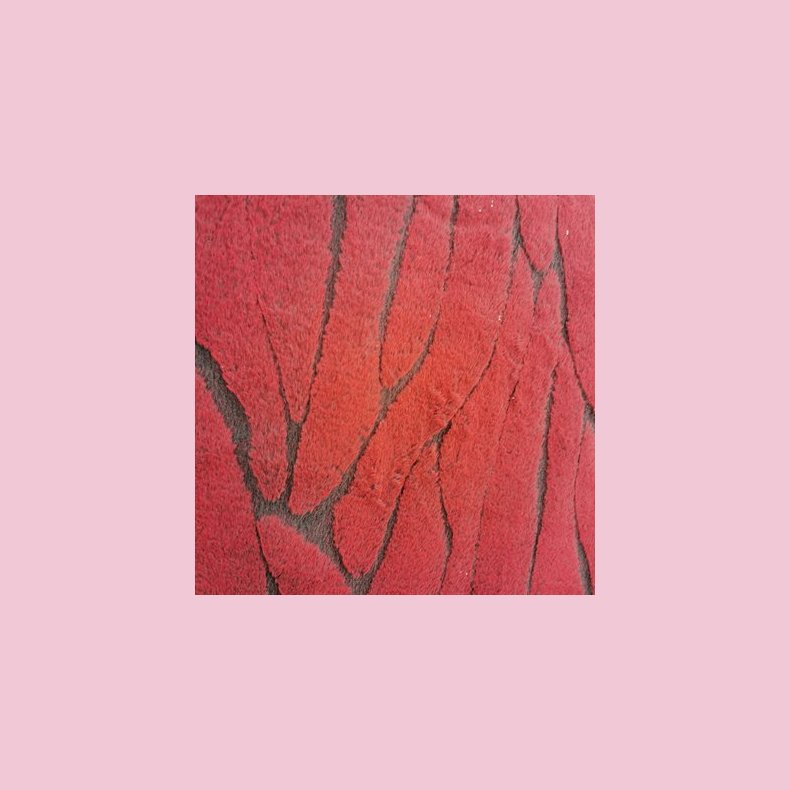 Pels imiteret 149,- Korth�ret orange r�d kanaler