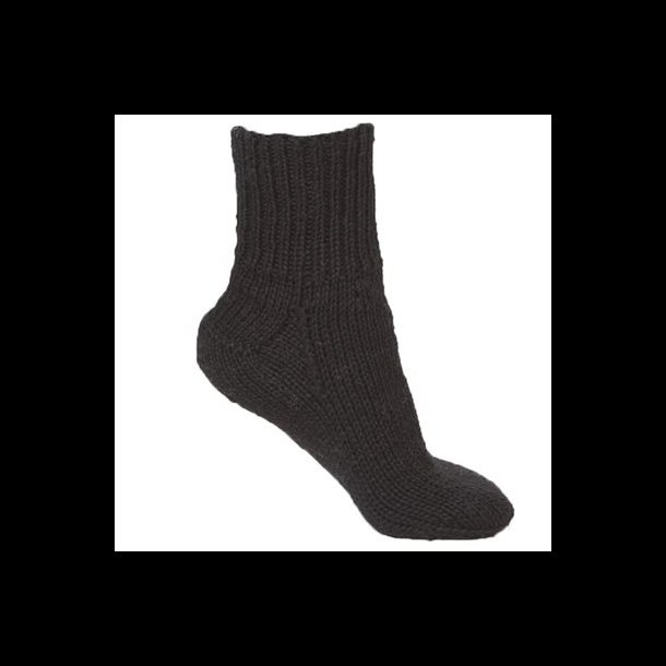 Raggan - Strmpegarn Pind 4 - Uld(Superwash) + Nylon SORT