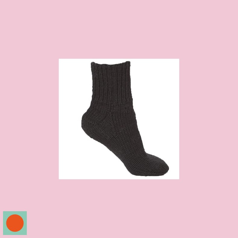 Raggan - Strmpegarn Pind 4 - Uld(Superwash) + Nylon SORT