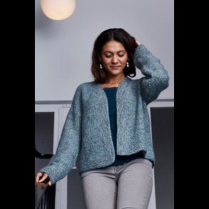 Kamma Strikke Opskrift Trje med Perlestrik