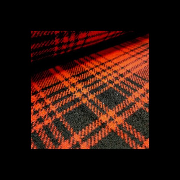 Jacquard Brokade // Skotsk Tern Brun Rd Sort  