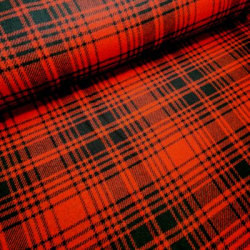 Jacquard Brokade // Skotsk Tern Brun Rd Sort  