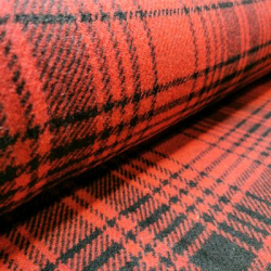 Jacquard Brokade // Skotsk Tern Brun Rd Sort  