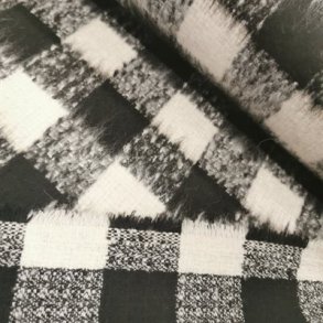 Jacquard Brokade 399,- Tern Stribet Brstet Sort hvid