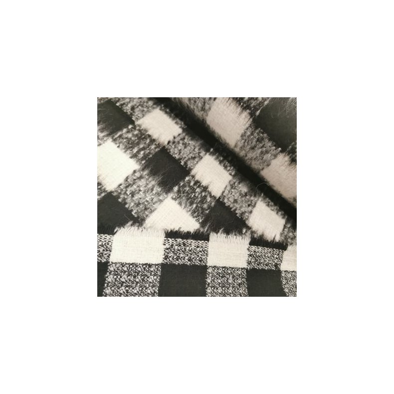 Jacquard Brokade 399,- Tern Stribet Brstet Sort hvid