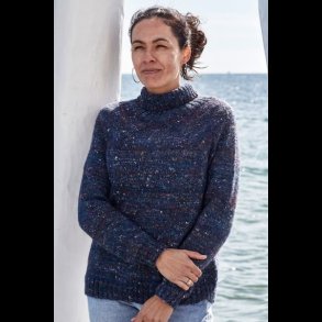 Kamma Strikke Opskrift Raglan Med Rullekrave