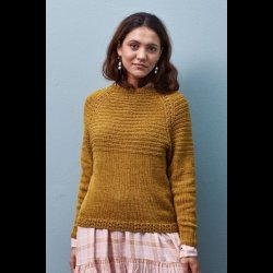 Opskrift // Luna Strikke  Raglan Sweater Med Riller