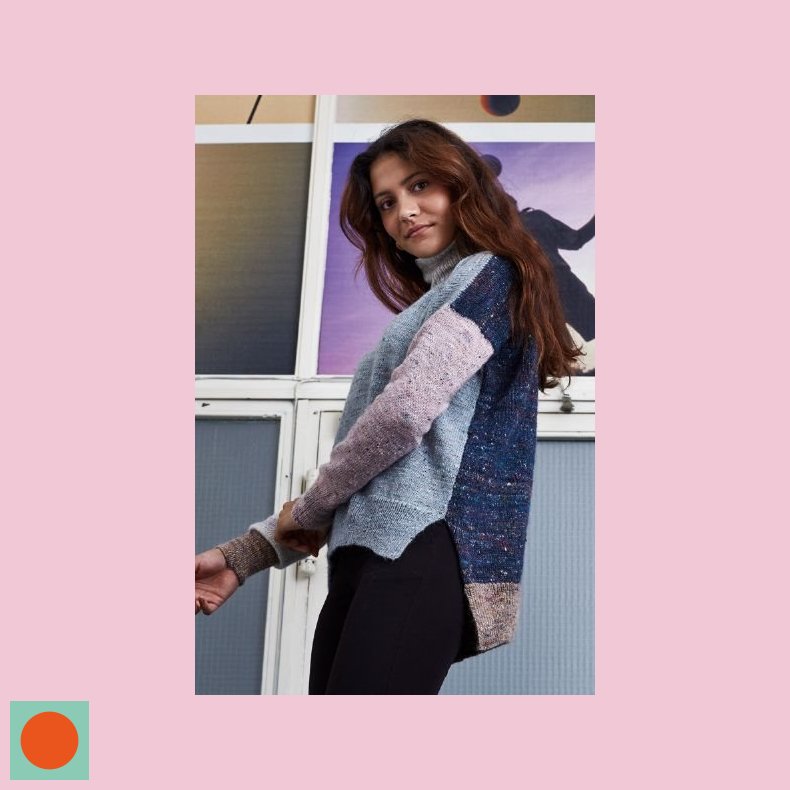 Kamma Strikke Opskrift Sweater Med Slids